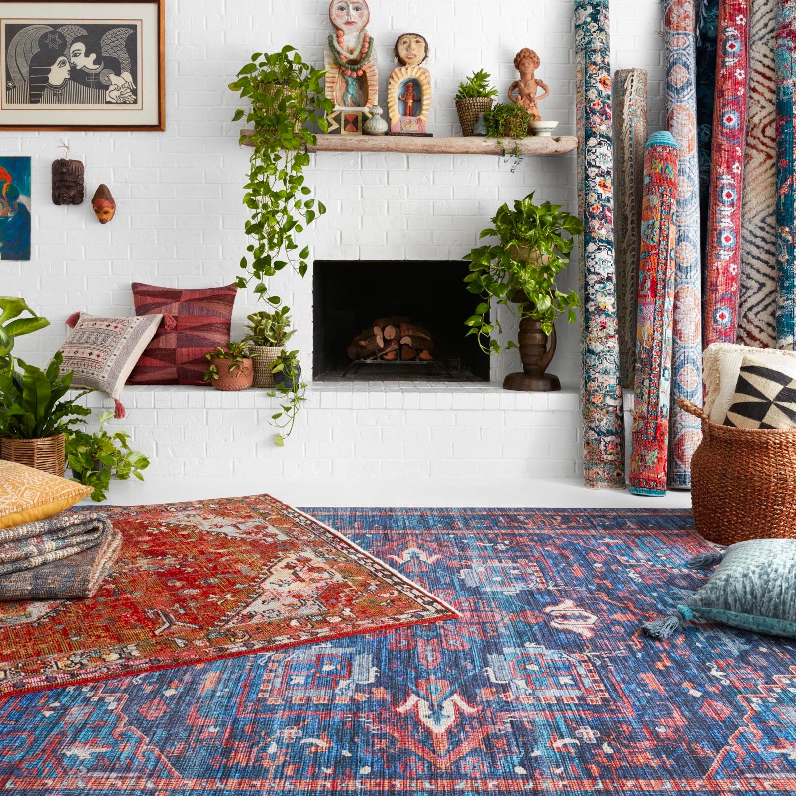 Loloi rug | Floor To Ceiling Lake Design & Décor